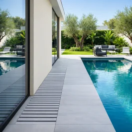 מערכת חיפוי חצר אנגלית מנירוסטה, רוחב עד 80 ס"מ