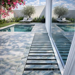 מערכת חיפוי חצר אנגלית מנירוסטה, רוחב עד 100 ס"מ